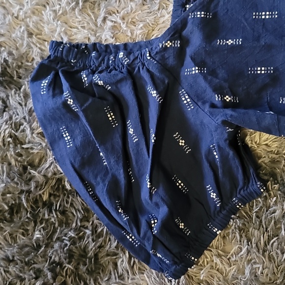 Madewell Jacquard Puff-Sleeve Empire Top - Picture 8 of 11